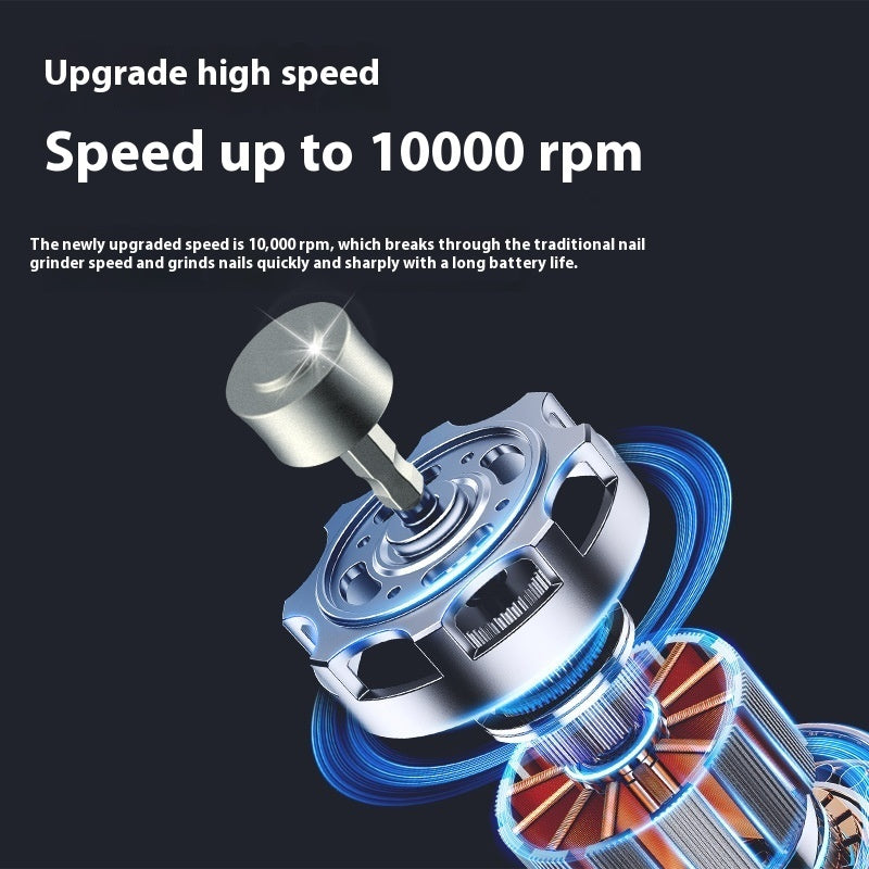 The Shield-Smooth™ | Precision Electric Nail Grinder