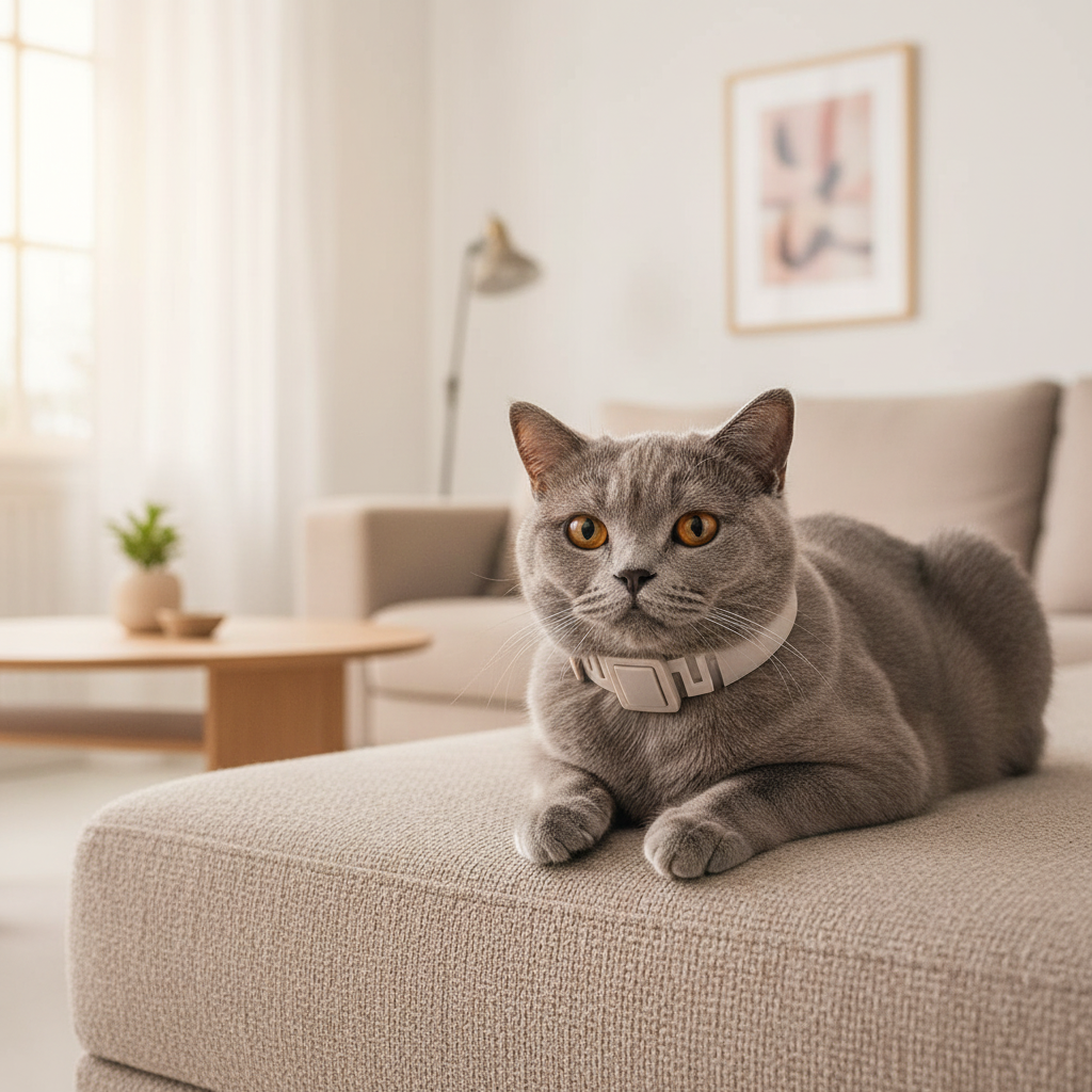 Beige collar British Shorthair