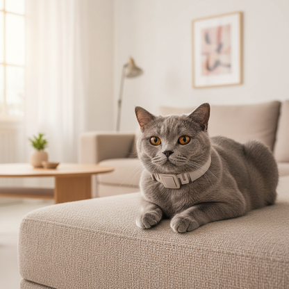 Beige collar British Shorthair