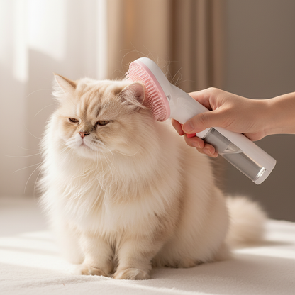 Persian cat grooming